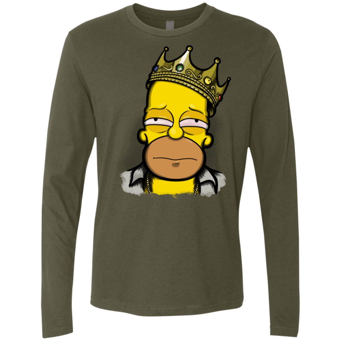T-Shirts Military Green / S Notorious Drink Men's Premium Long Sleeve