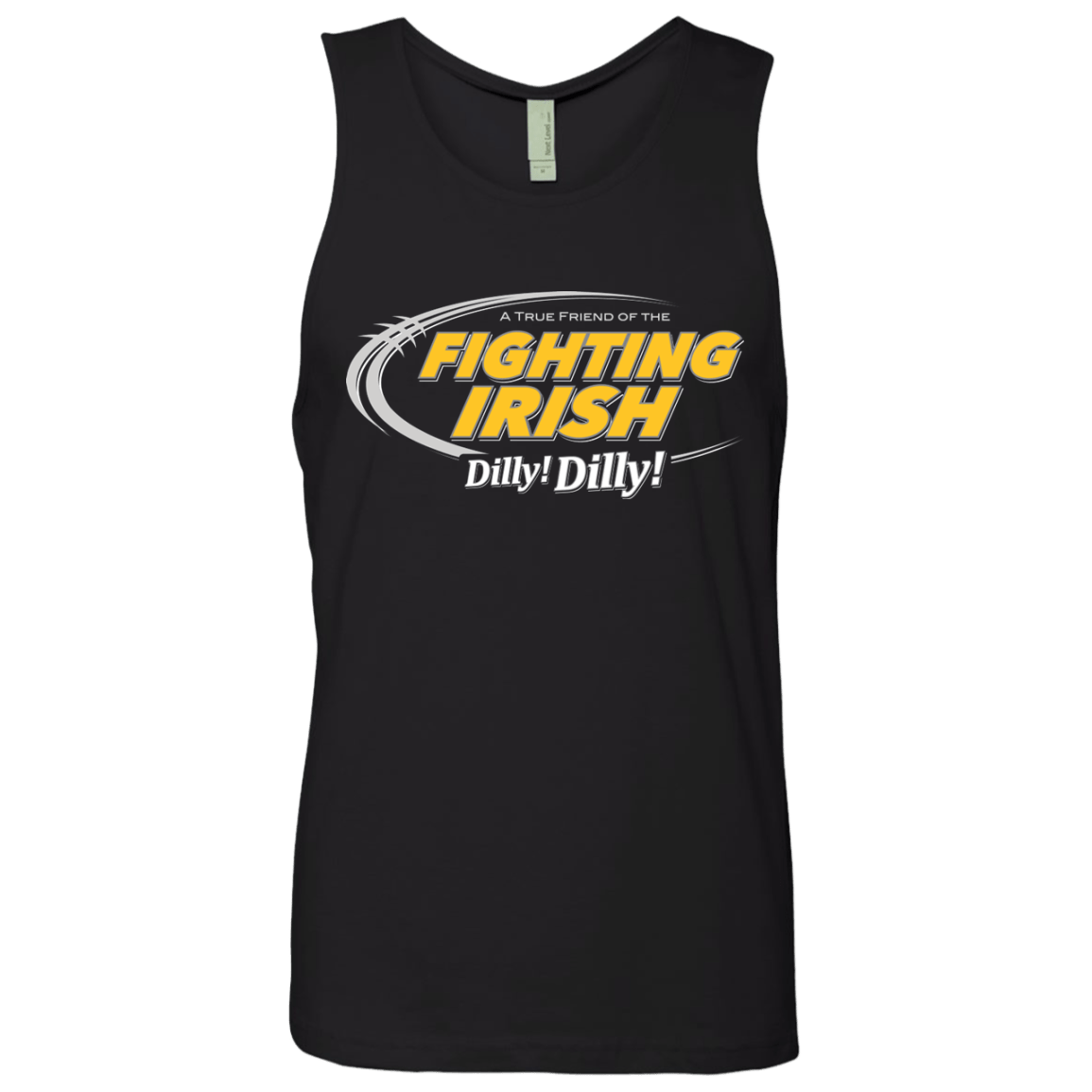 T-Shirts Black / Small Notre Dame Dilly Dilly Men's Premium Tank Top