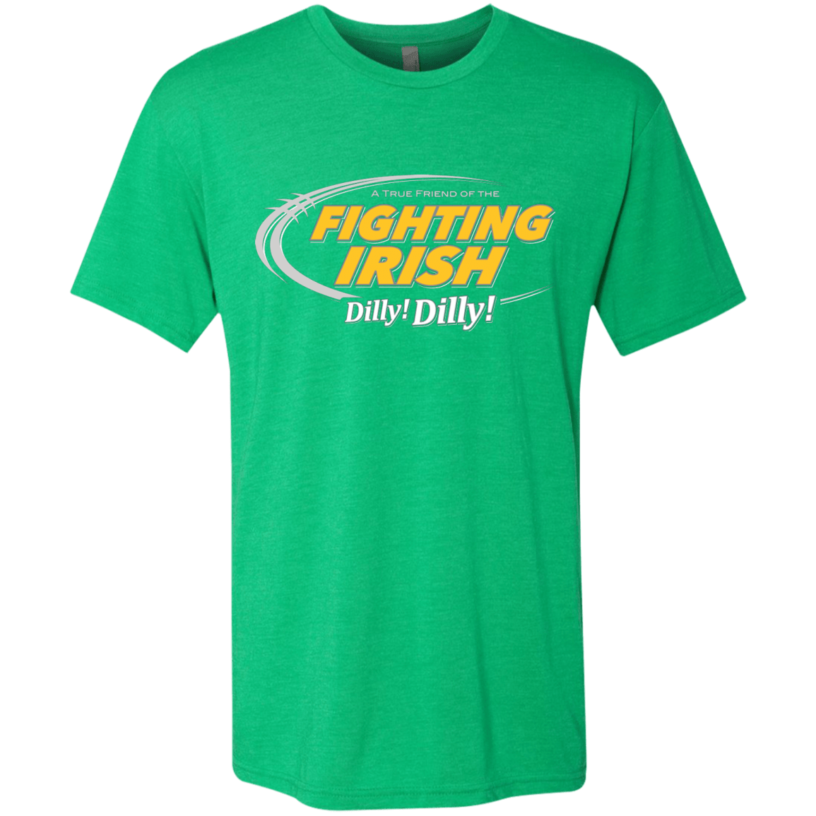 T-Shirts Envy / Small Notre Dame Dilly Dilly Men's Triblend T-Shirt