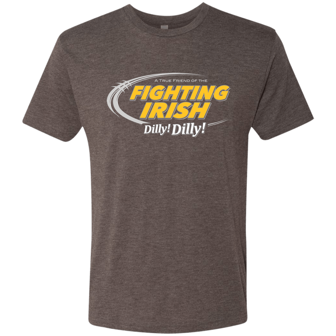 T-Shirts Macchiato / Small Notre Dame Dilly Dilly Men's Triblend T-Shirt