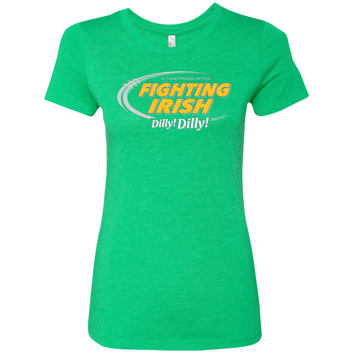 T-Shirts Envy / Small Notre Dame Dilly Dilly Women's Triblend T-Shirt