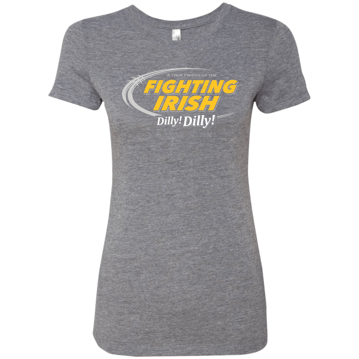 T-Shirts Premium Heather / Small Notre Dame Dilly Dilly Women's Triblend T-Shirt