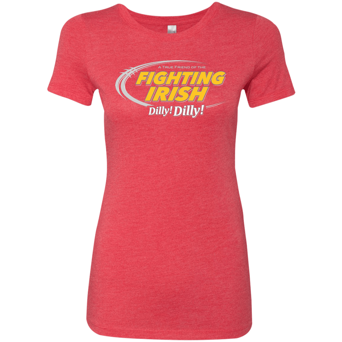 T-Shirts Vintage Red / Small Notre Dame Dilly Dilly Women's Triblend T-Shirt