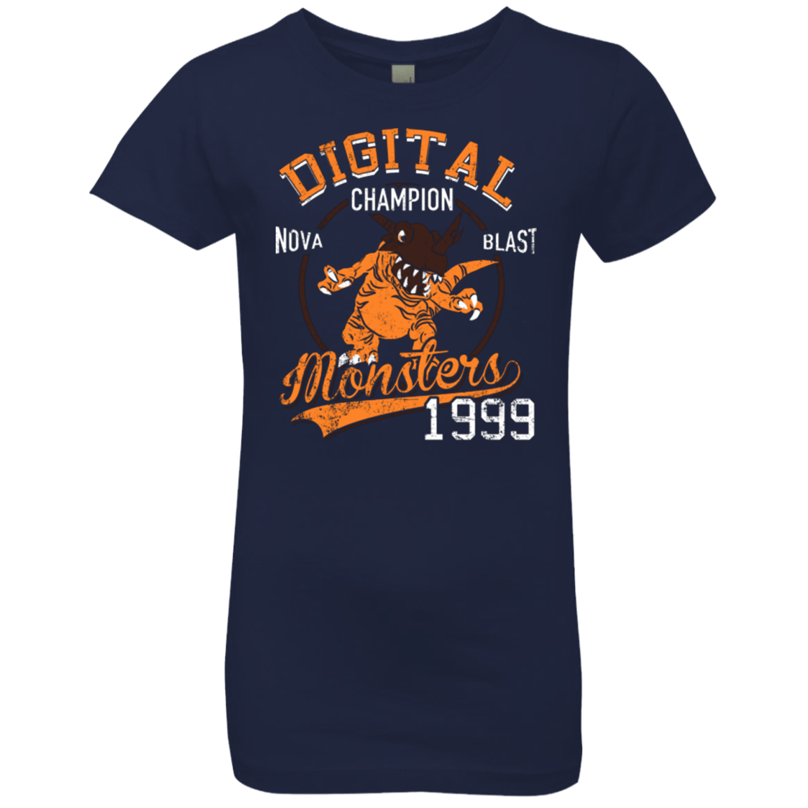 T-Shirts Midnight Navy / YXS Nova Blast Girls Premium T-Shirt