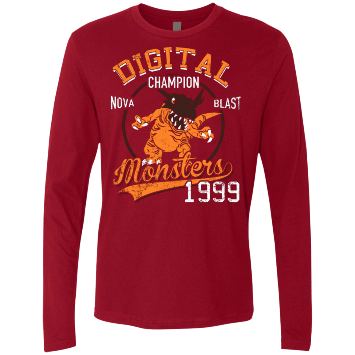 T-Shirts Cardinal / Small Nova Blast Men's Premium Long Sleeve