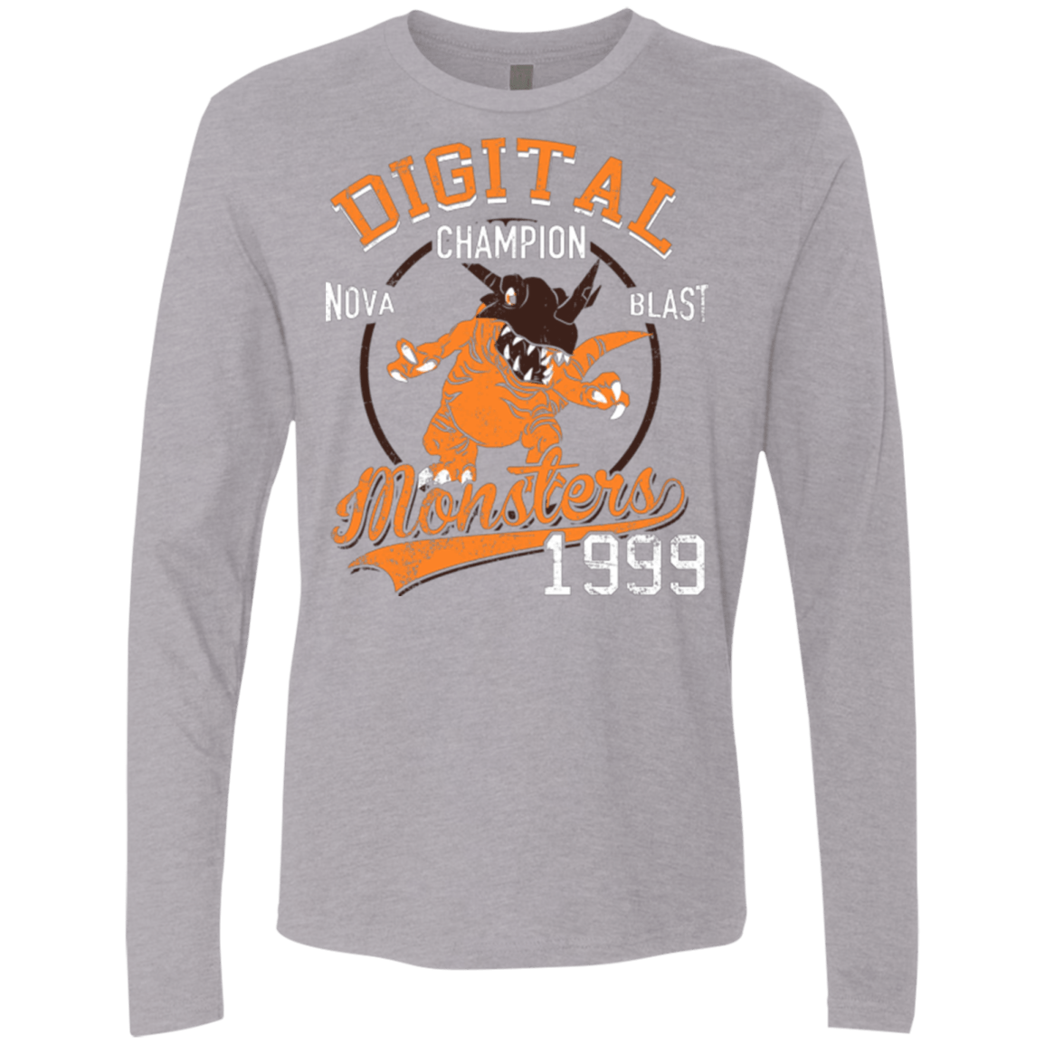 T-Shirts Heather Grey / Small Nova Blast Men's Premium Long Sleeve