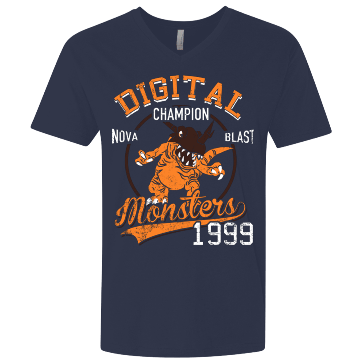 T-Shirts Midnight Navy / X-Small Nova Blast Men's Premium V-Neck