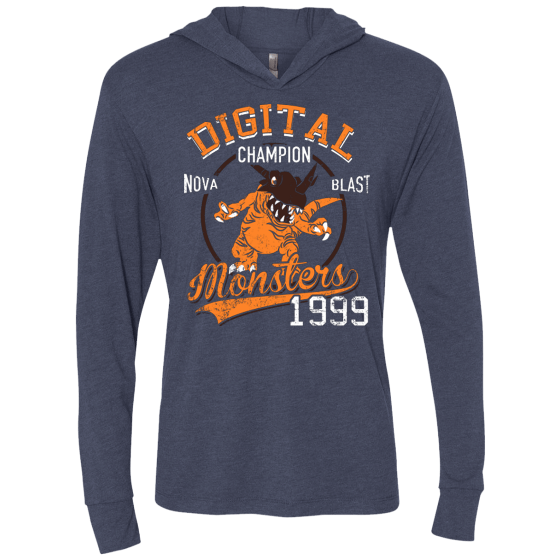 Nova Blast Triblend Long Sleeve Hoodie Tee