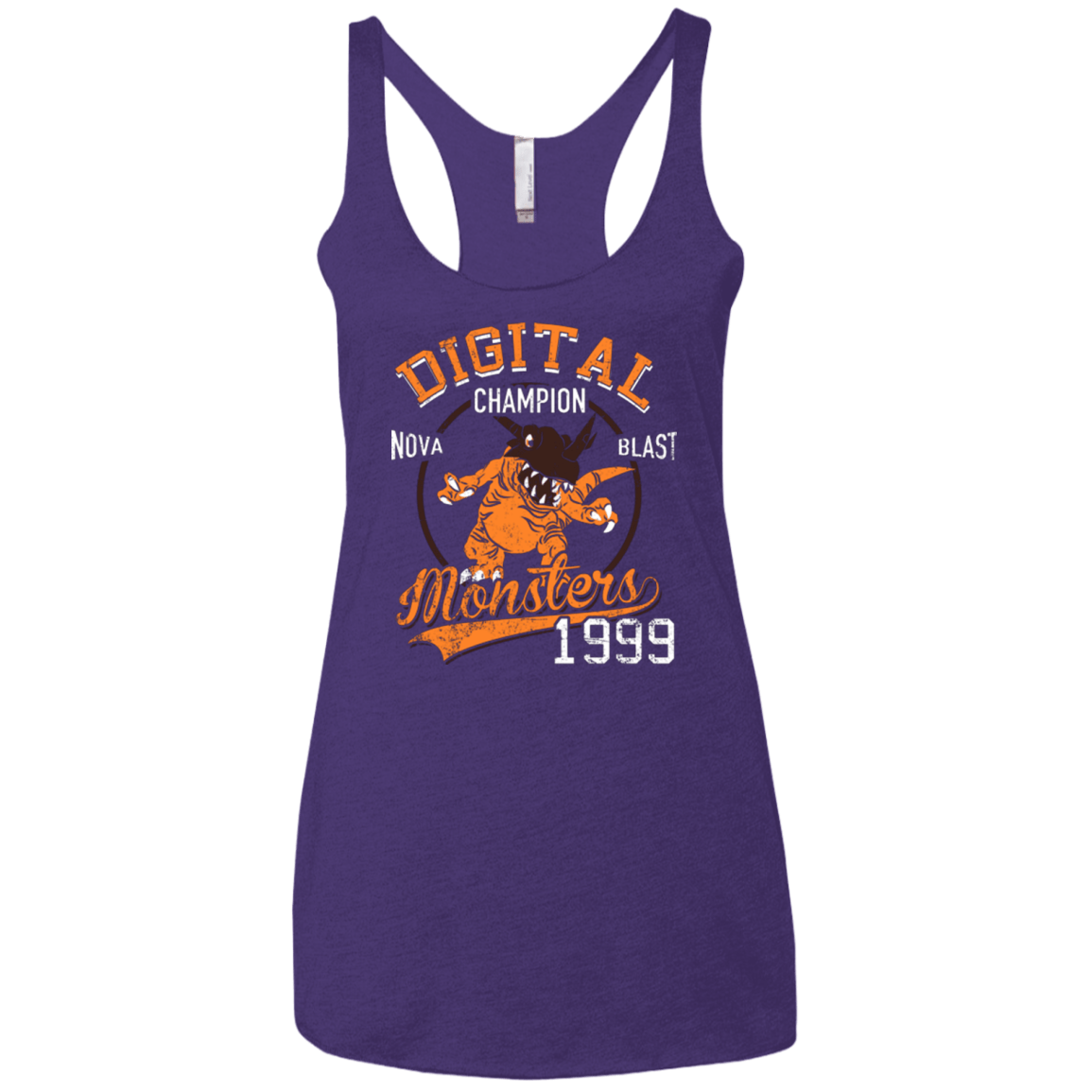 T-Shirts Purple / X-Small Nova Blast Women's Triblend Racerback Tank