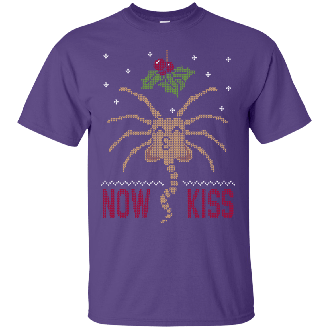 T-Shirts Purple / S Now Kiss T-Shirt
