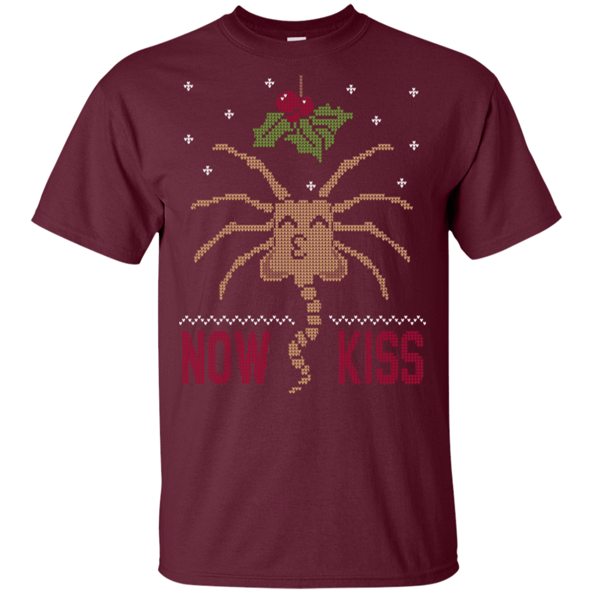 T-Shirts Maroon / YXS Now Kiss Youth T-Shirt