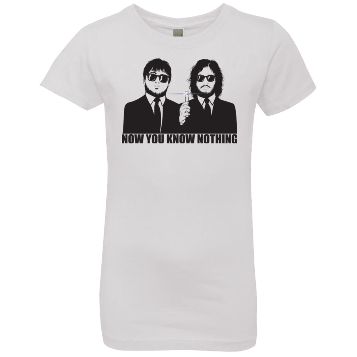 T-Shirts White / YXS NOW YOU KNOW NOTHING Girls Premium T-Shirt
