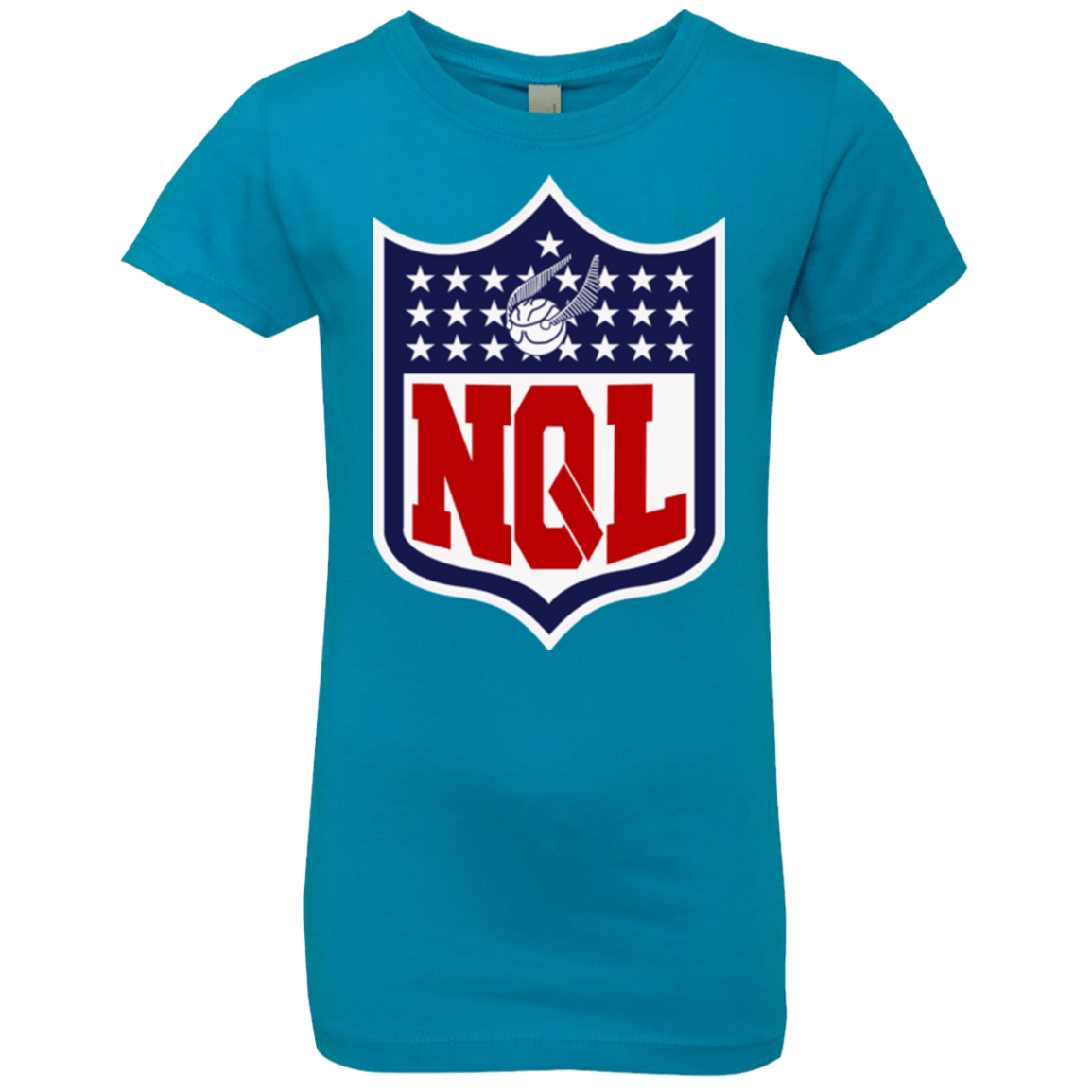 T-Shirts Turquoise / YXS NQL Girls Premium T-Shirt