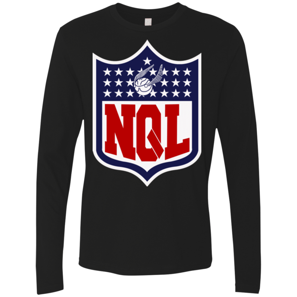 T-Shirts Black / Small NQL Men's Premium Long Sleeve