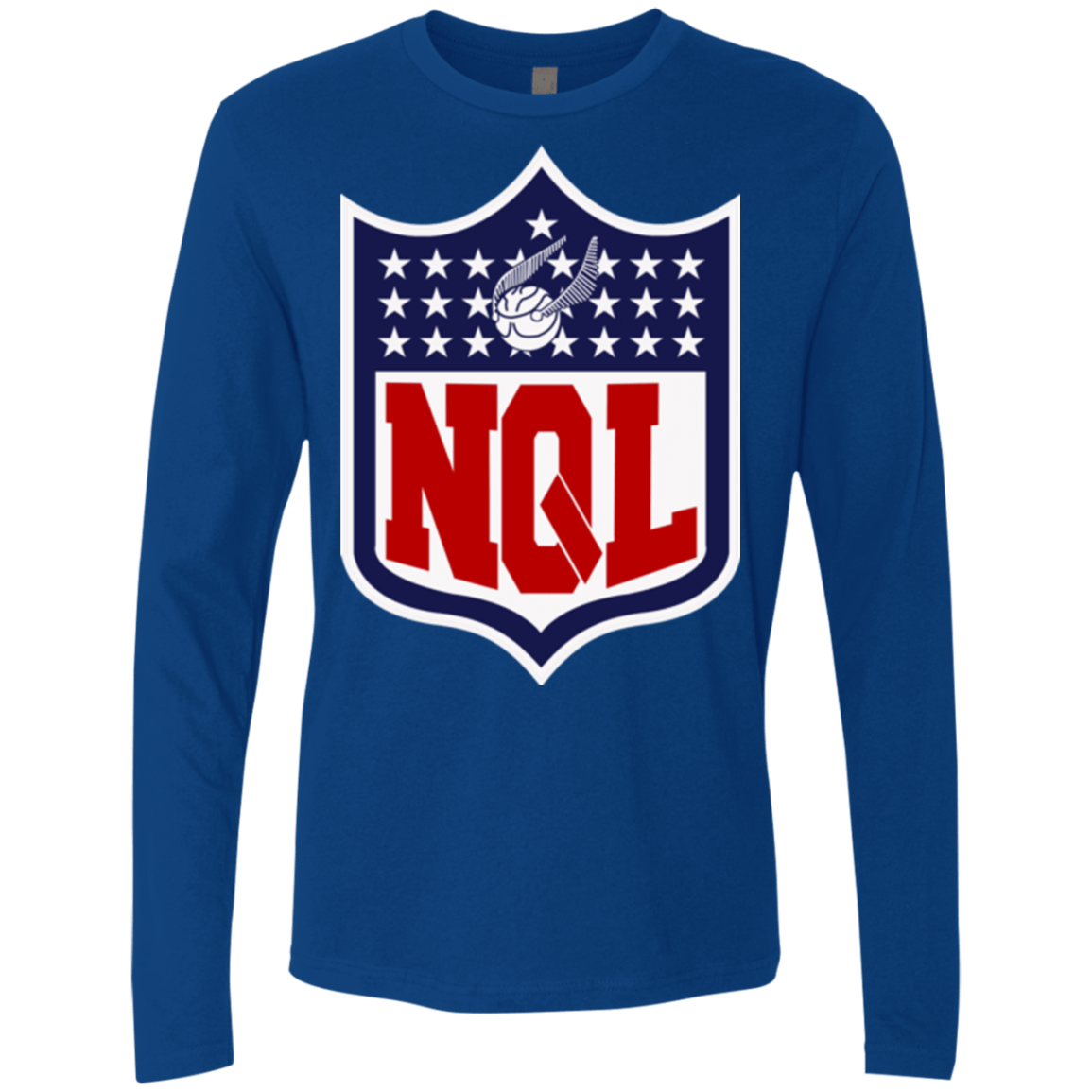 T-Shirts Royal / Small NQL Men's Premium Long Sleeve