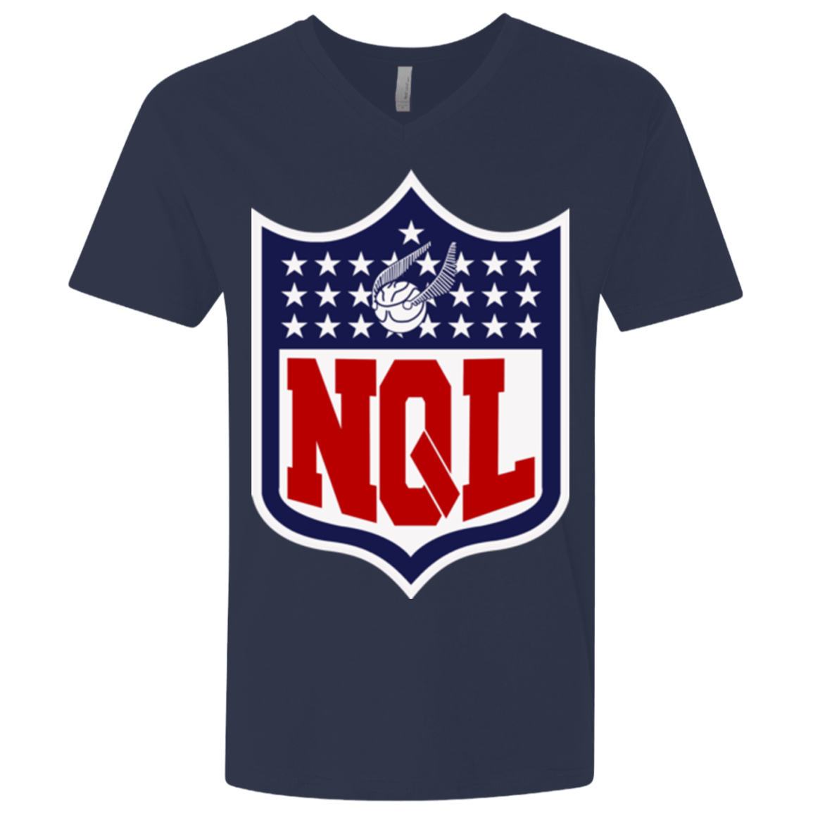 T-Shirts Midnight Navy / X-Small NQL Men's Premium V-Neck