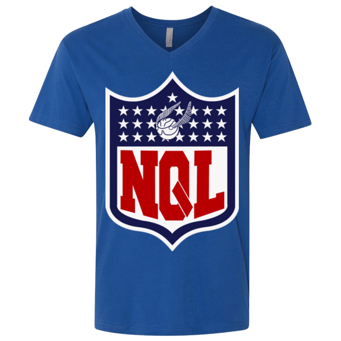 T-Shirts Royal / X-Small NQL Men's Premium V-Neck