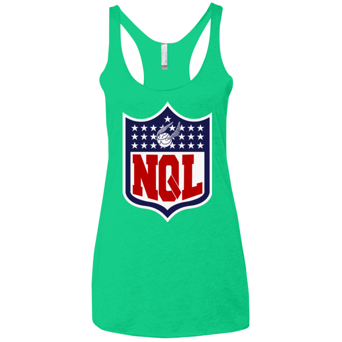 T-Shirts Envy / X-Small NQL Women's Triblend Racerback Tank