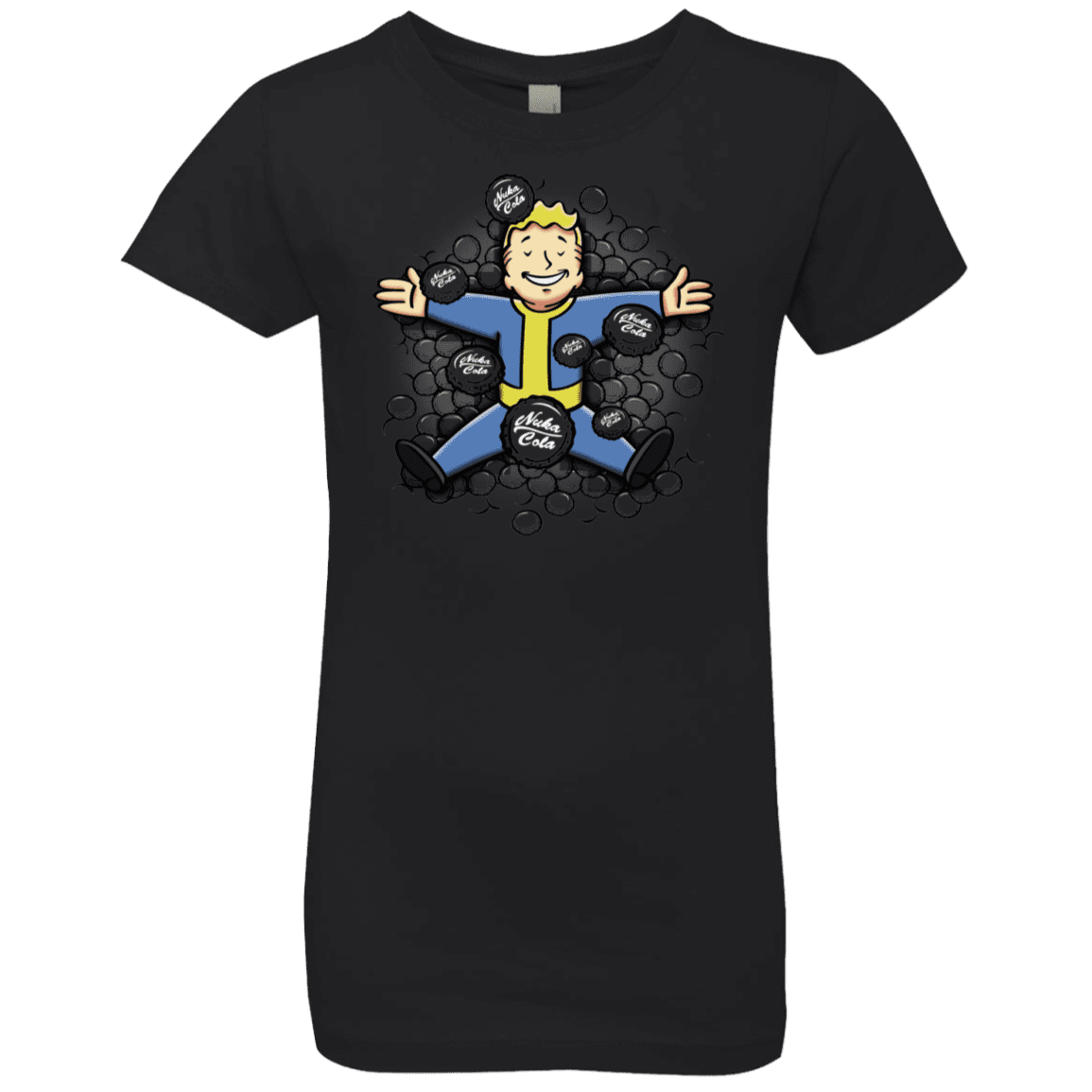 T-Shirts Black / YXS Nuclear Beauty Girls Premium T-Shirt