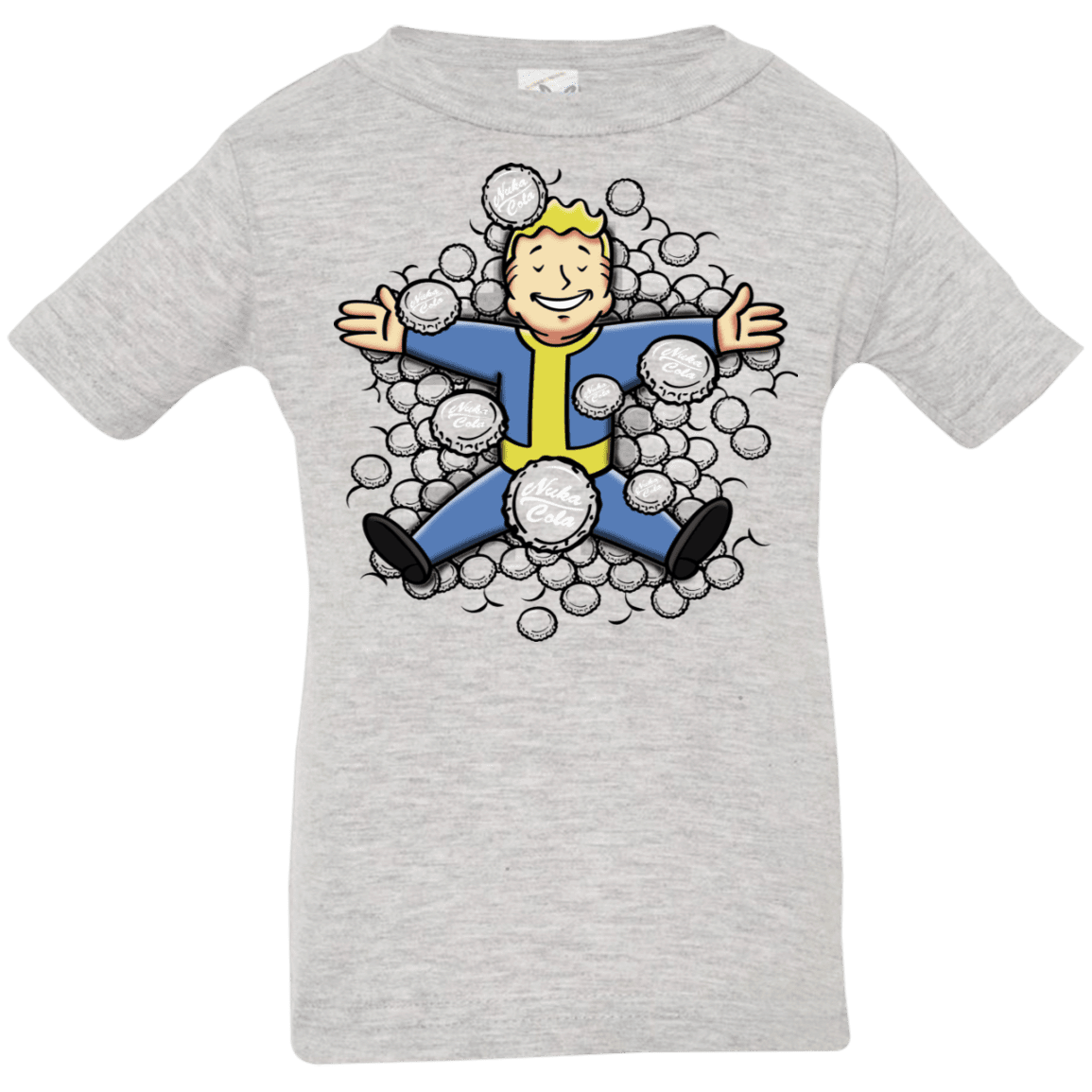 T-Shirts Heather Grey / 6 Months Nuclear Beauty Infant Premium T-Shirt