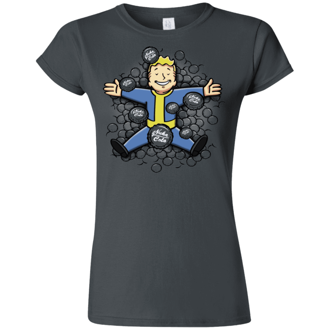 T-Shirts Charcoal / S Nuclear Beauty Junior Slimmer-Fit T-Shirt