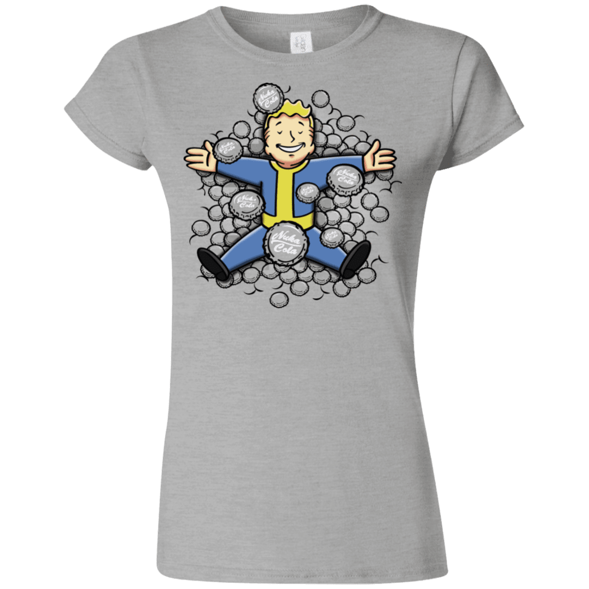 T-Shirts Sport Grey / S Nuclear Beauty Junior Slimmer-Fit T-Shirt