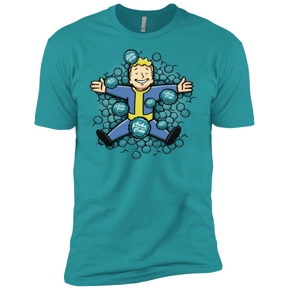 T-Shirts Tahiti Blue / X-Small Nuclear Beauty Men's Premium T-Shirt