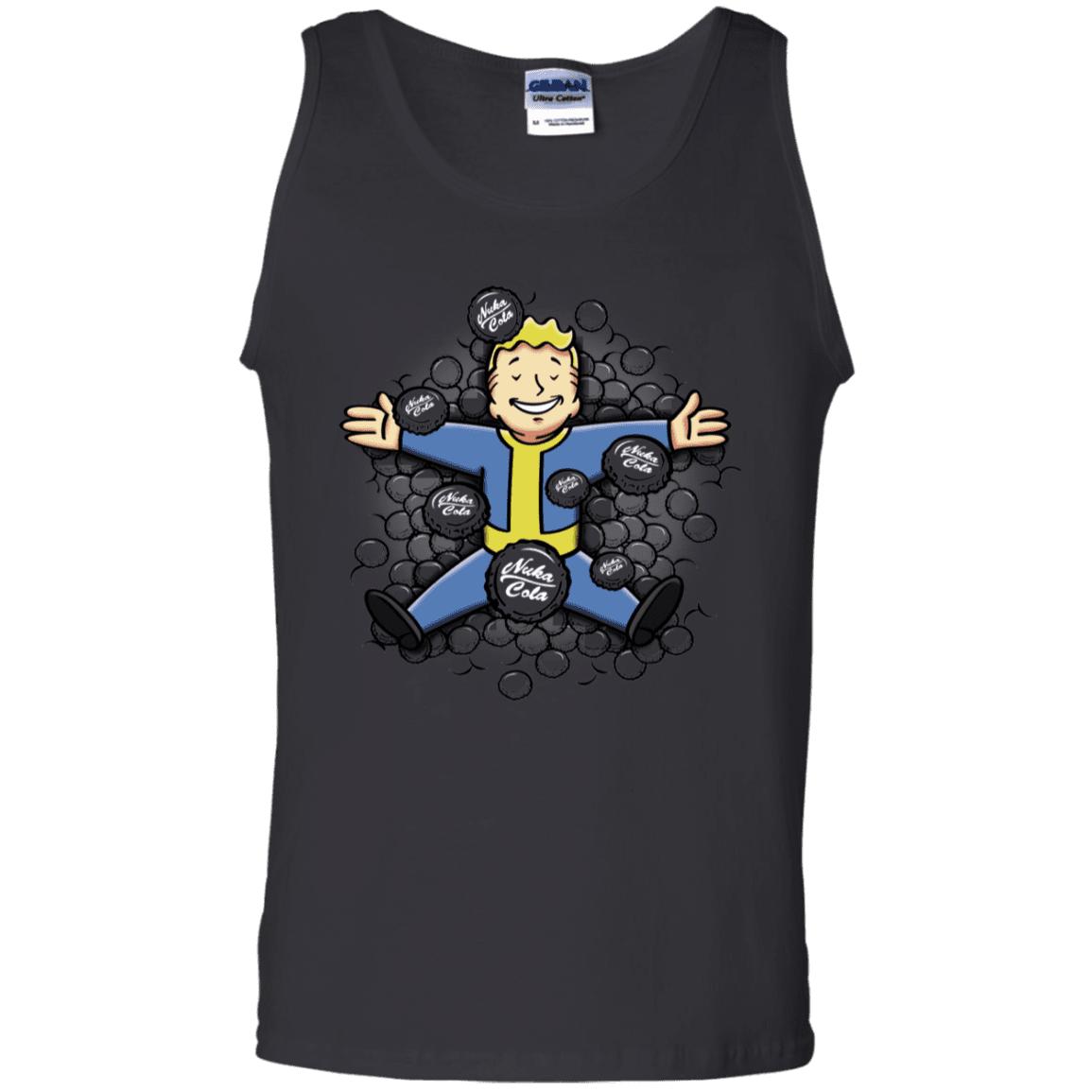 T-Shirts Black / S Nuclear Beauty Men's Tank Top