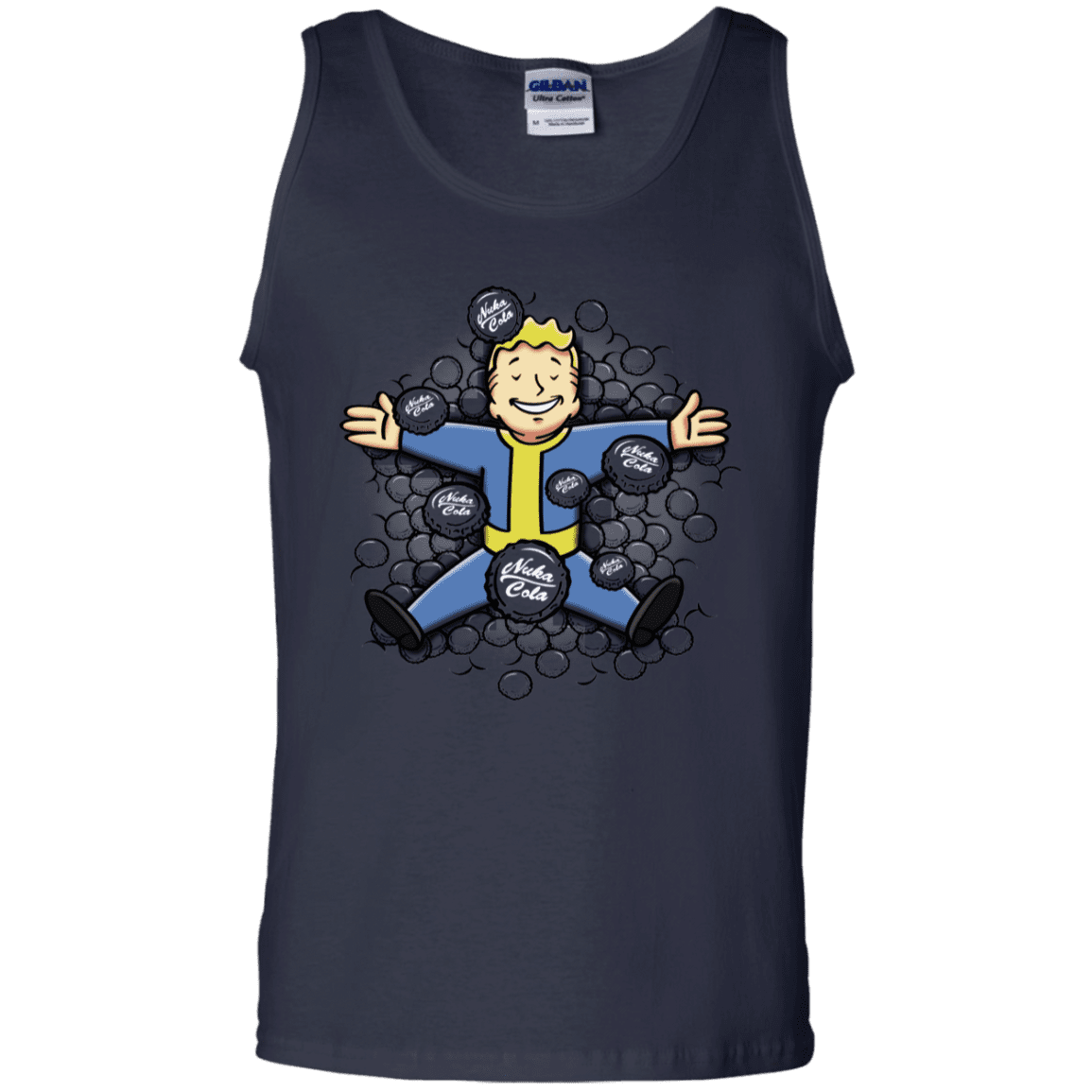 T-Shirts Navy / S Nuclear Beauty Men's Tank Top