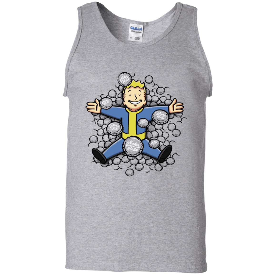 T-Shirts Sport Grey / S Nuclear Beauty Men's Tank Top