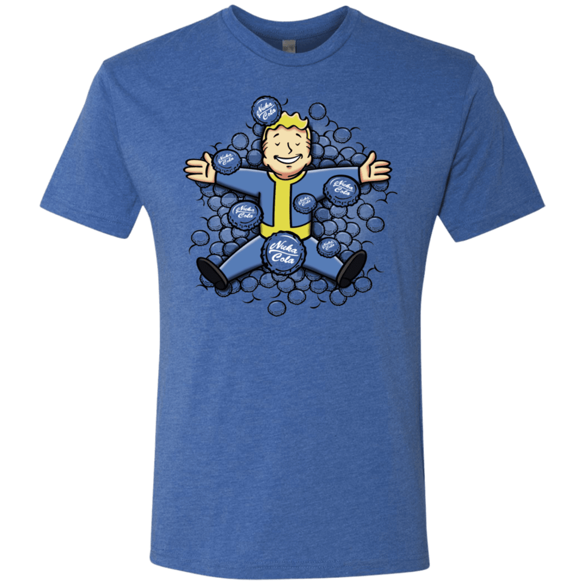 T-Shirts Vintage Royal / S Nuclear Beauty Men's Triblend T-Shirt