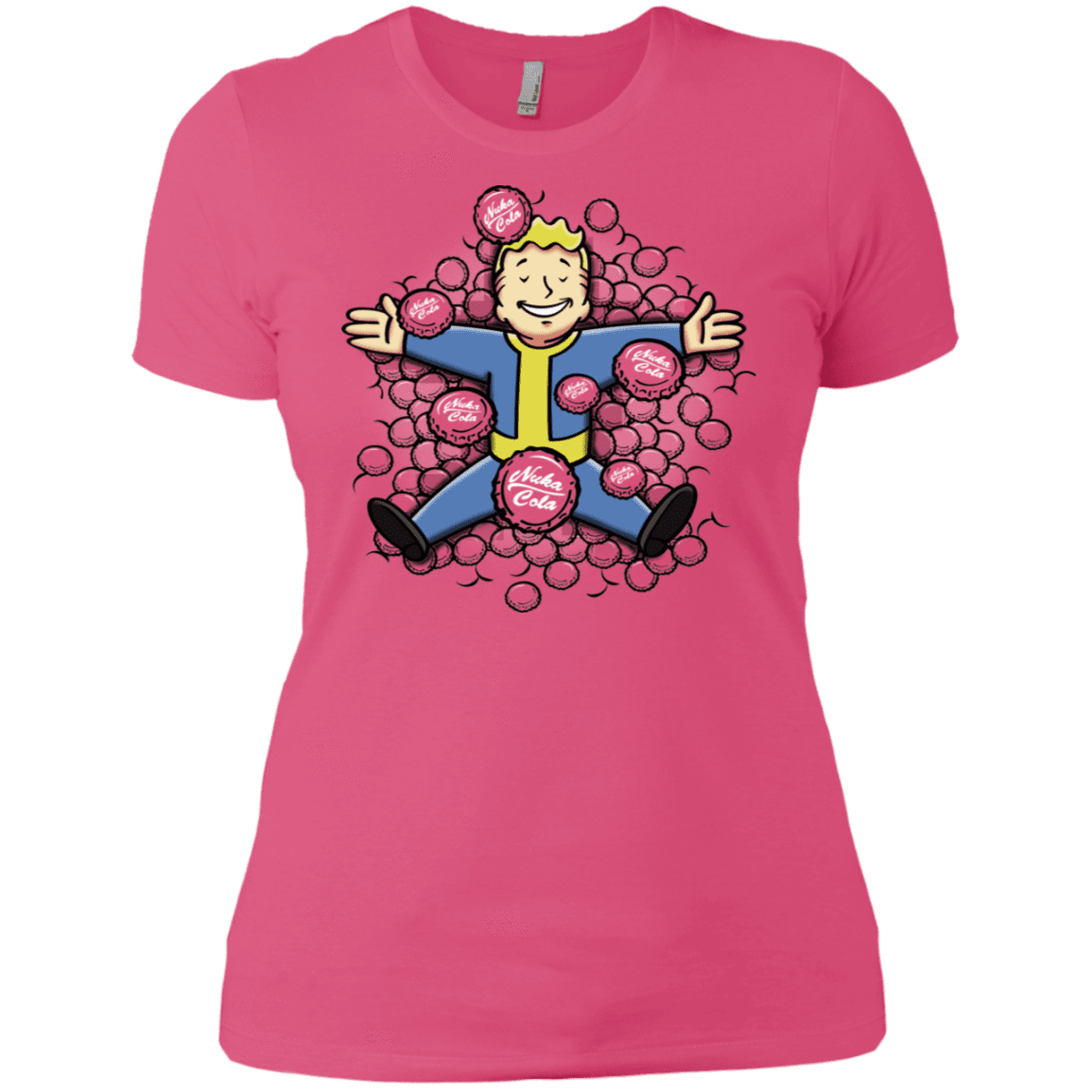 T-Shirts Hot Pink / X-Small Nuclear Beauty Women's Premium T-Shirt