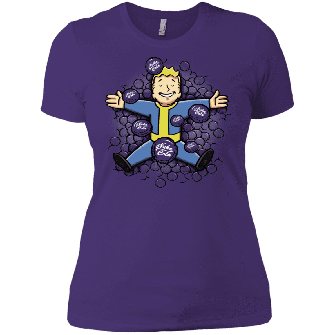 T-Shirts Purple Rush/ / X-Small Nuclear Beauty Women's Premium T-Shirt