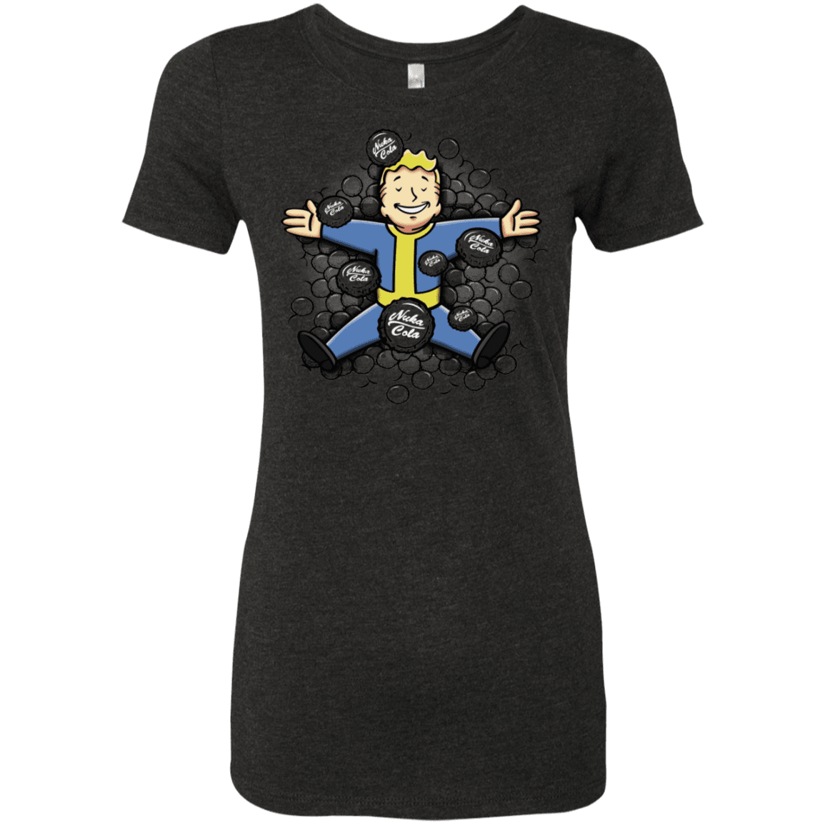 T-Shirts Vintage Black / S Nuclear Beauty Women's Triblend T-Shirt