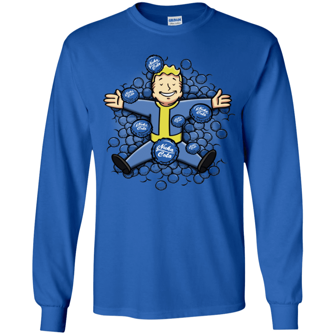 T-Shirts Royal / YS Nuclear Beauty Youth Long Sleeve T-Shirt