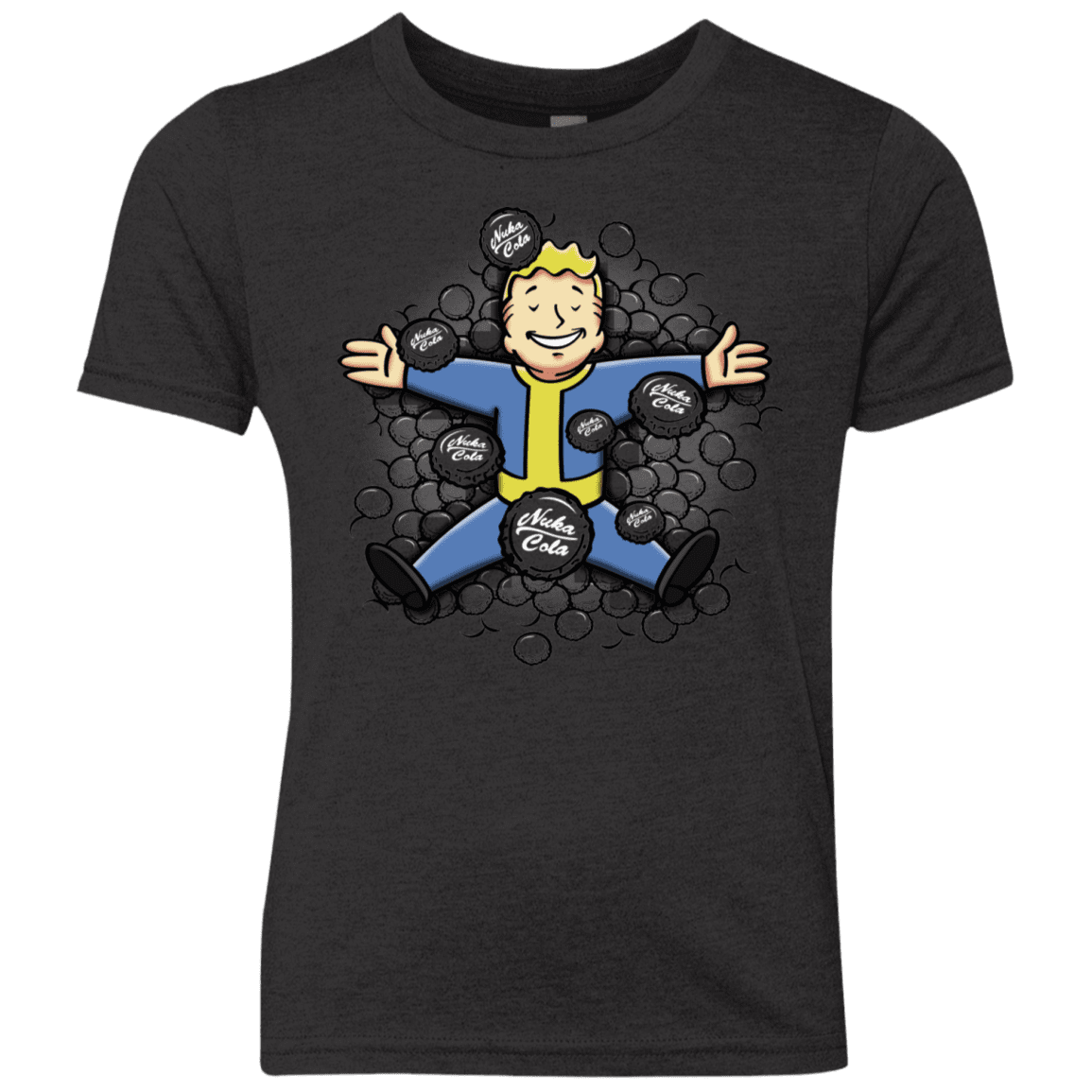 T-Shirts Vintage Black / YXS Nuclear Beauty Youth Triblend T-Shirt