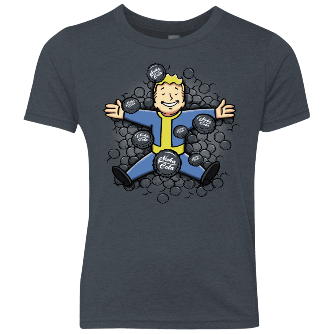 T-Shirts Vintage Navy / YXS Nuclear Beauty Youth Triblend T-Shirt