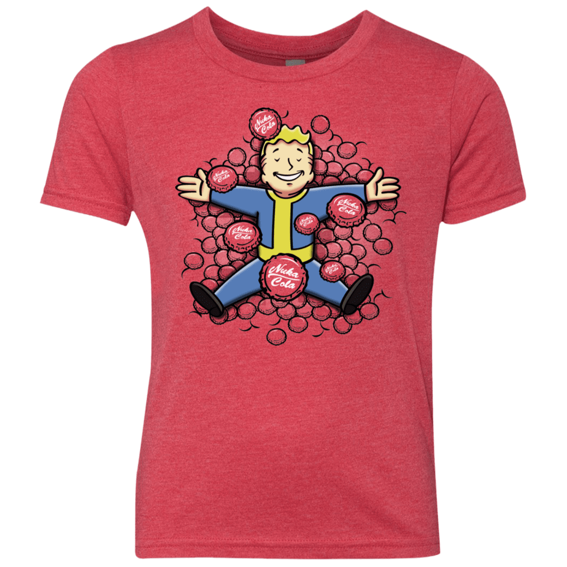 T-Shirts Vintage Red / YXS Nuclear Beauty Youth Triblend T-Shirt