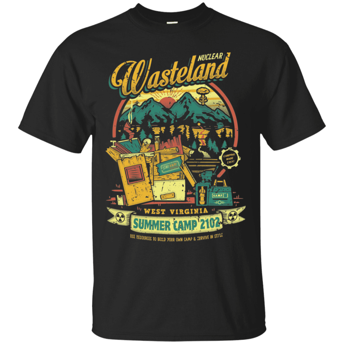 T-Shirts Black / S Nuclear Summer Camp T-Shirt