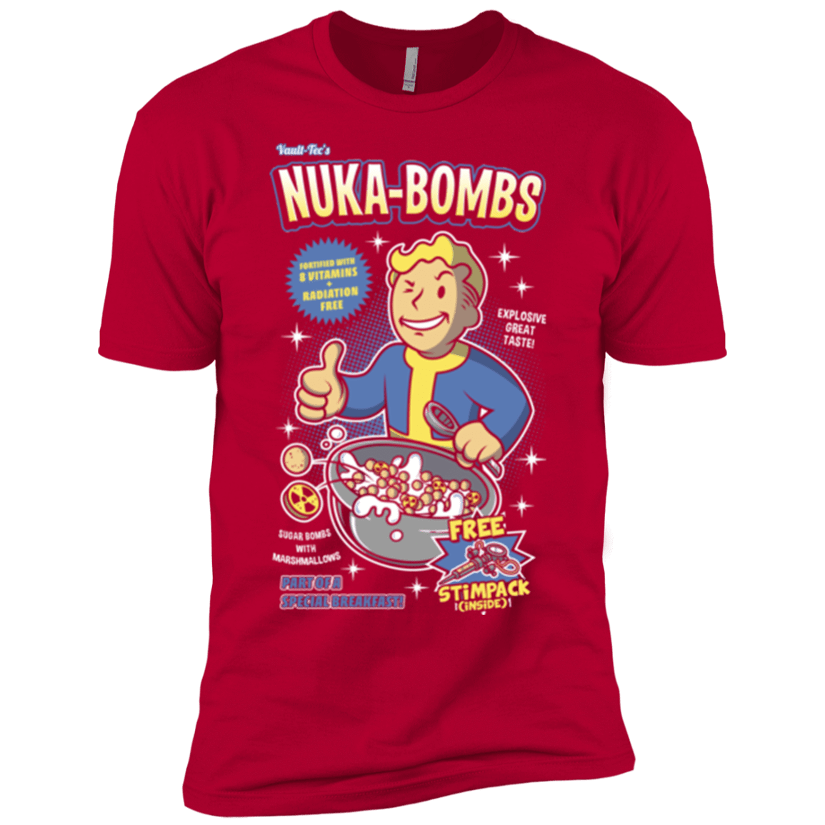 T-Shirts Red / YXS Nuka Bombs Boys Premium T-Shirt