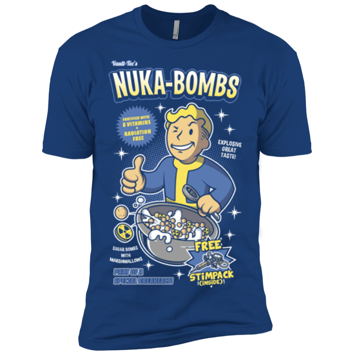 T-Shirts Royal / X-Small Nuka Bombs Men's Premium T-Shirt