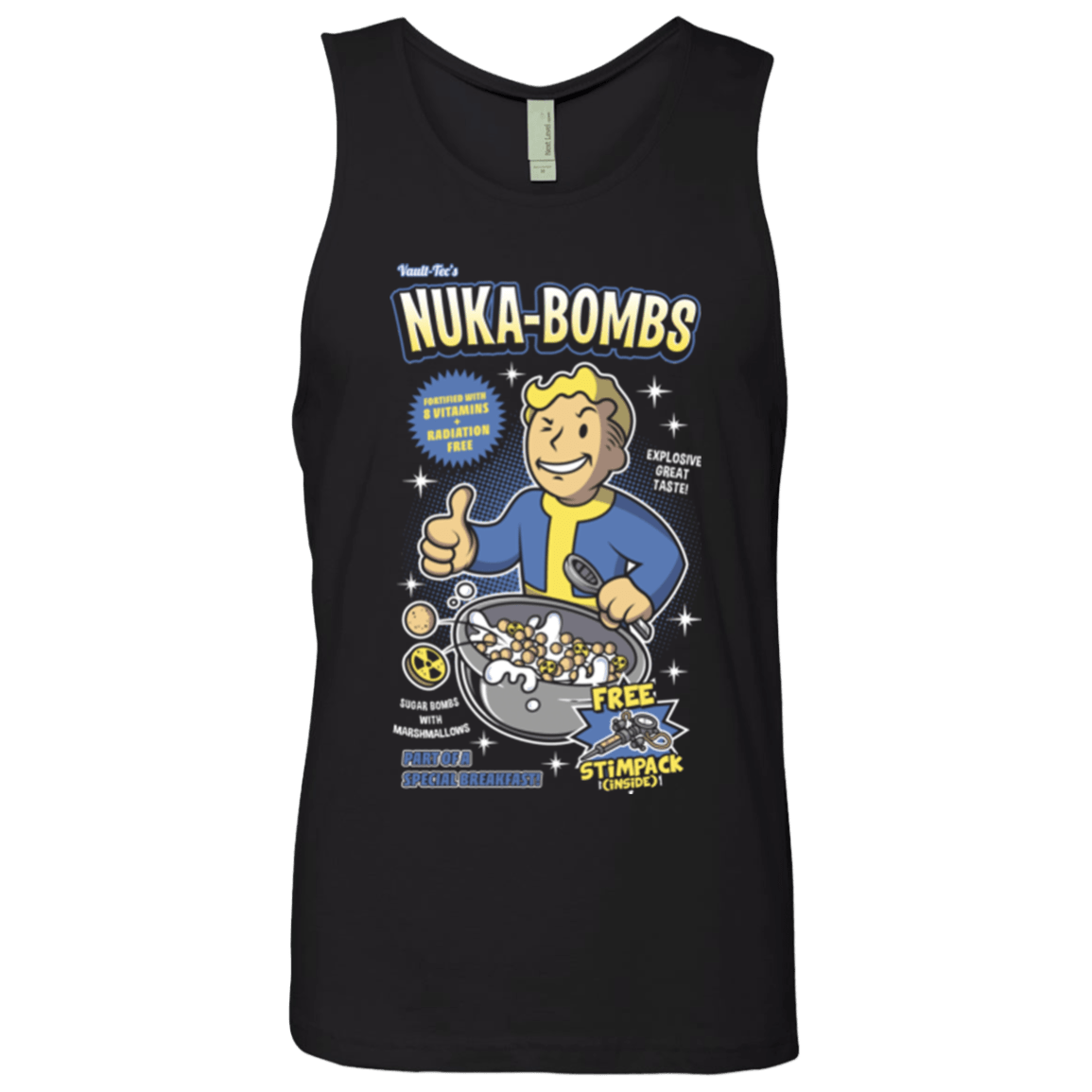 T-Shirts Black / Small Nuka Bombs Men's Premium Tank Top