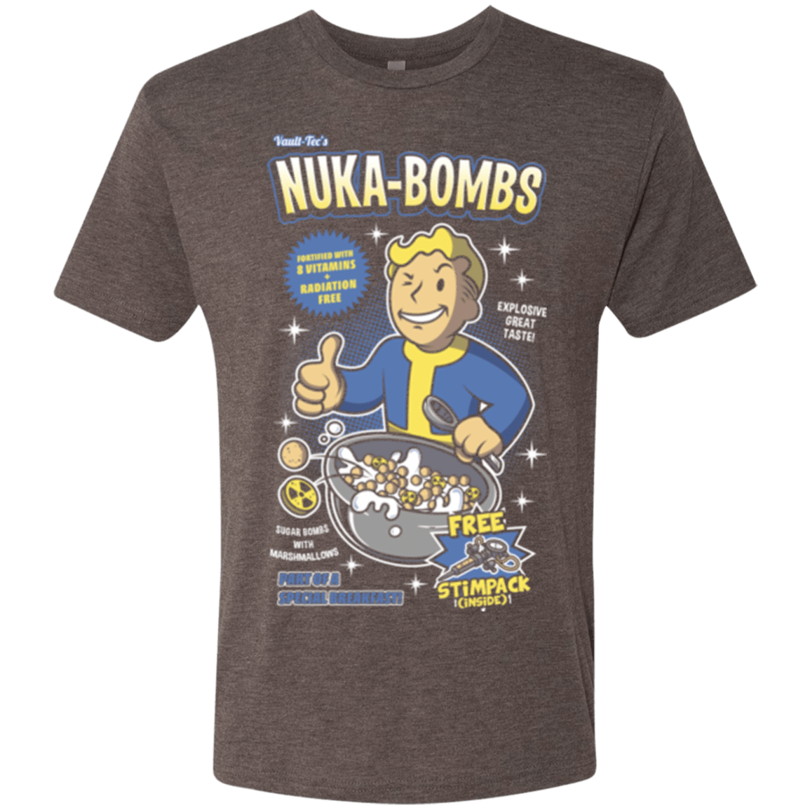 T-Shirts Macchiato / Small Nuka Bombs Men's Triblend T-Shirt