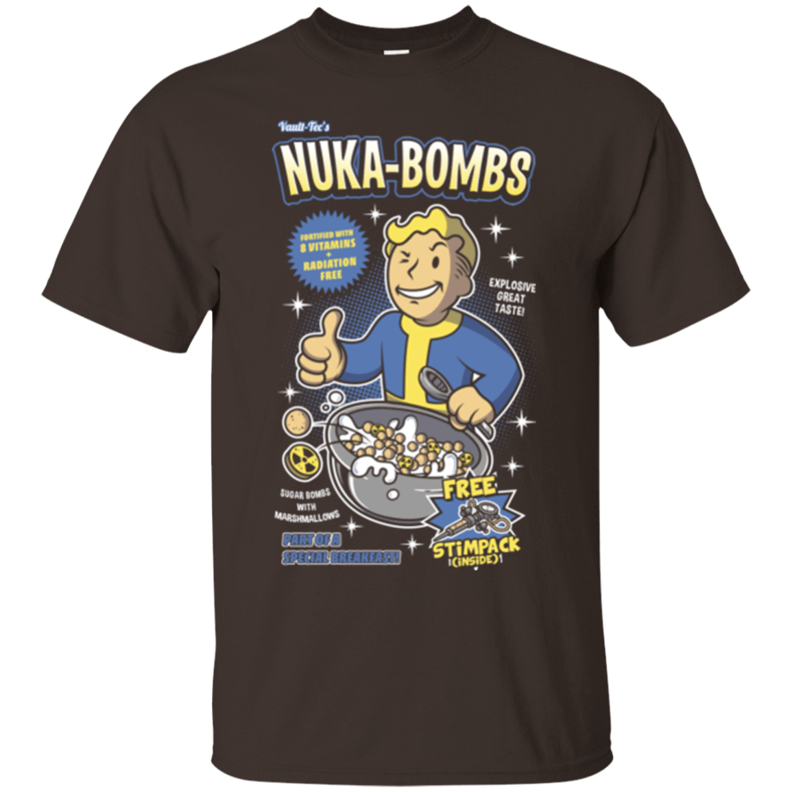 T-Shirts Dark Chocolate / Small Nuka Bombs T-Shirt