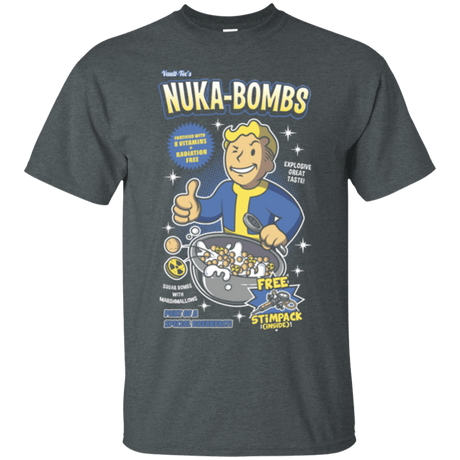 T-Shirts Dark Heather / Small Nuka Bombs T-Shirt