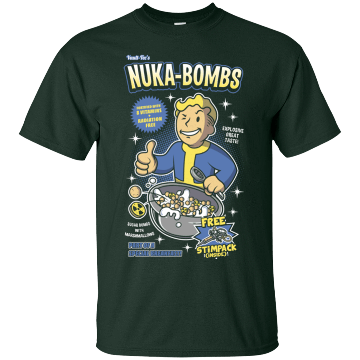 T-Shirts Forest Green / Small Nuka Bombs T-Shirt