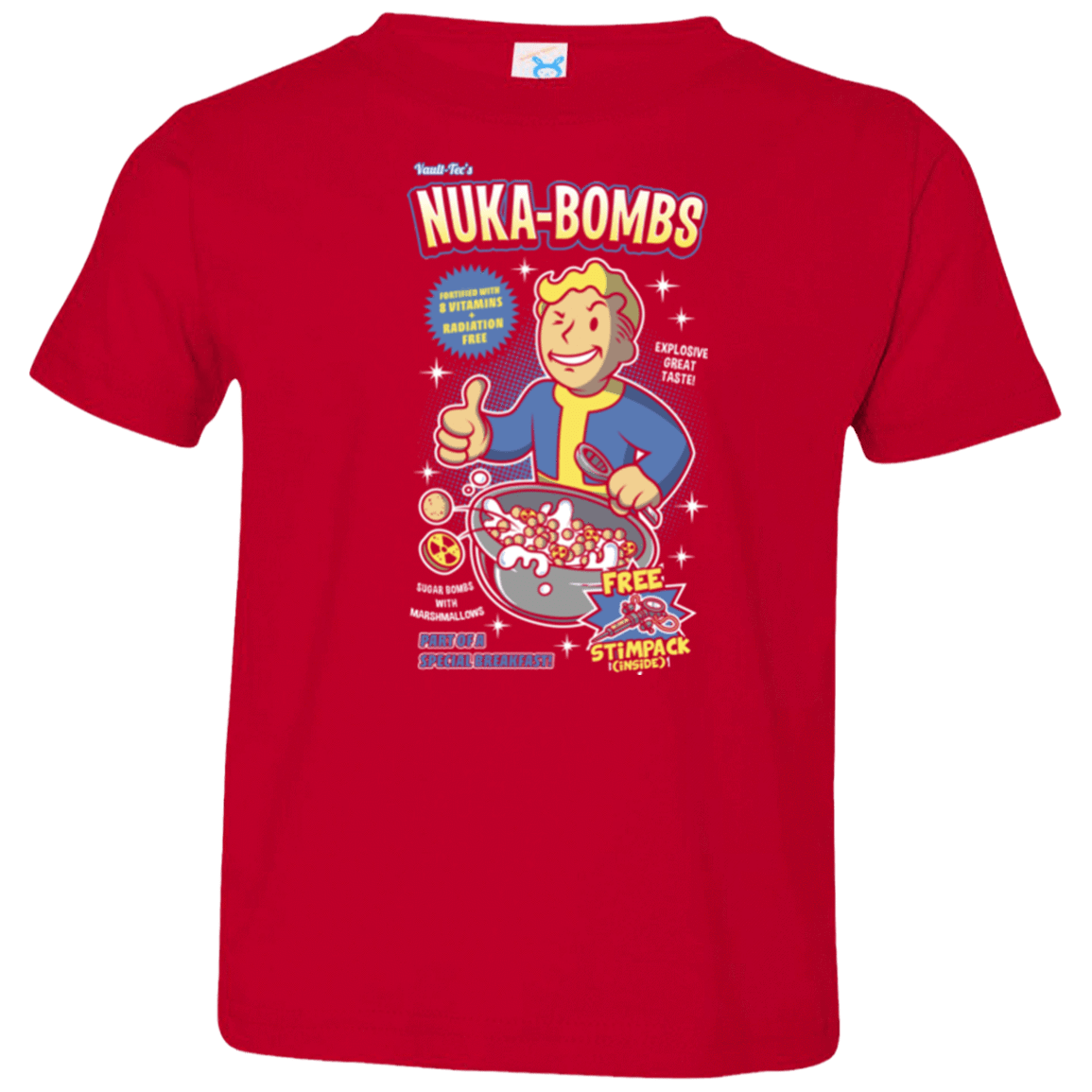T-Shirts Red / 2T Nuka Bombs Toddler Premium T-Shirt