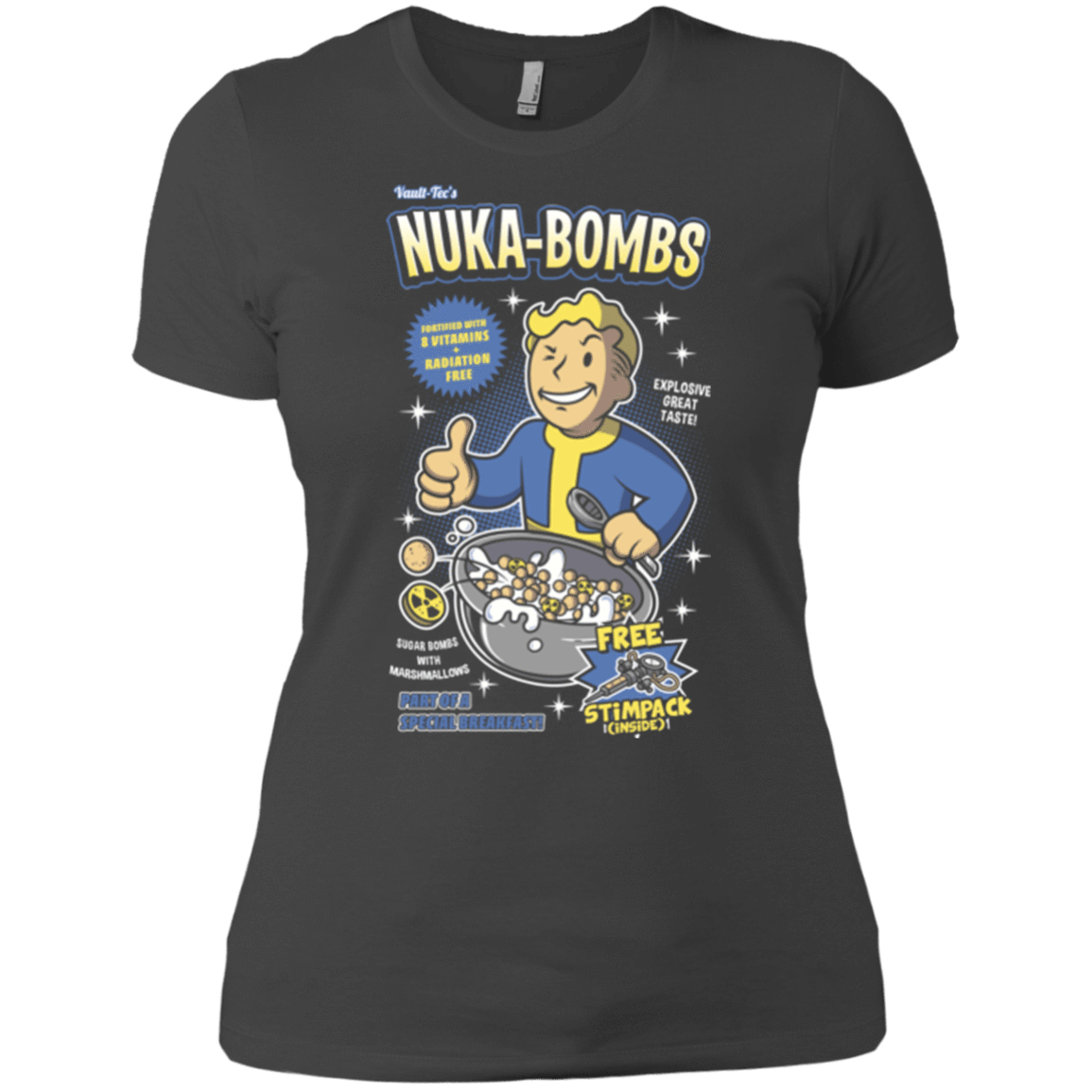 T-Shirts Heavy Metal / X-Small Nuka Bombs Women's Premium T-Shirt