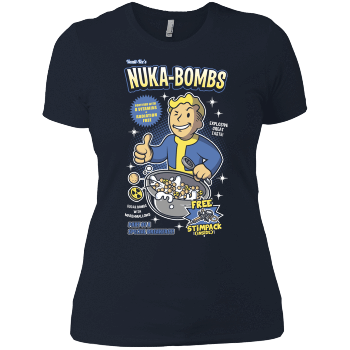 T-Shirts Midnight Navy / X-Small Nuka Bombs Women's Premium T-Shirt