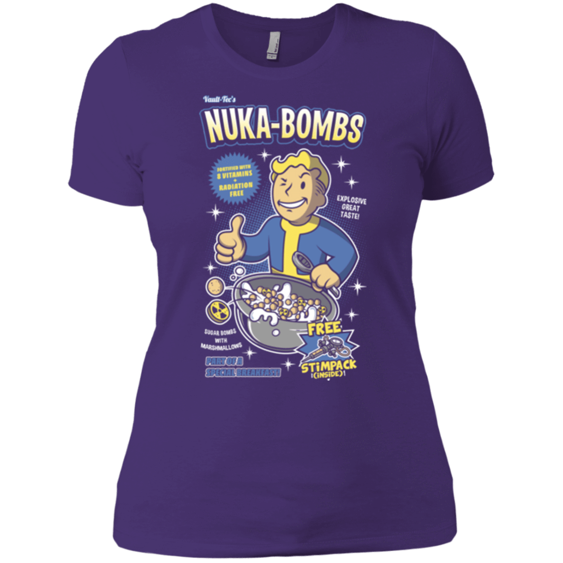 T-Shirts Purple / X-Small Nuka Bombs Women's Premium T-Shirt